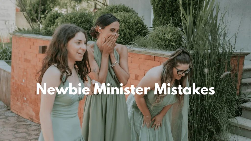 New wedding officiant mistakes to avoid at a wedding ceremony