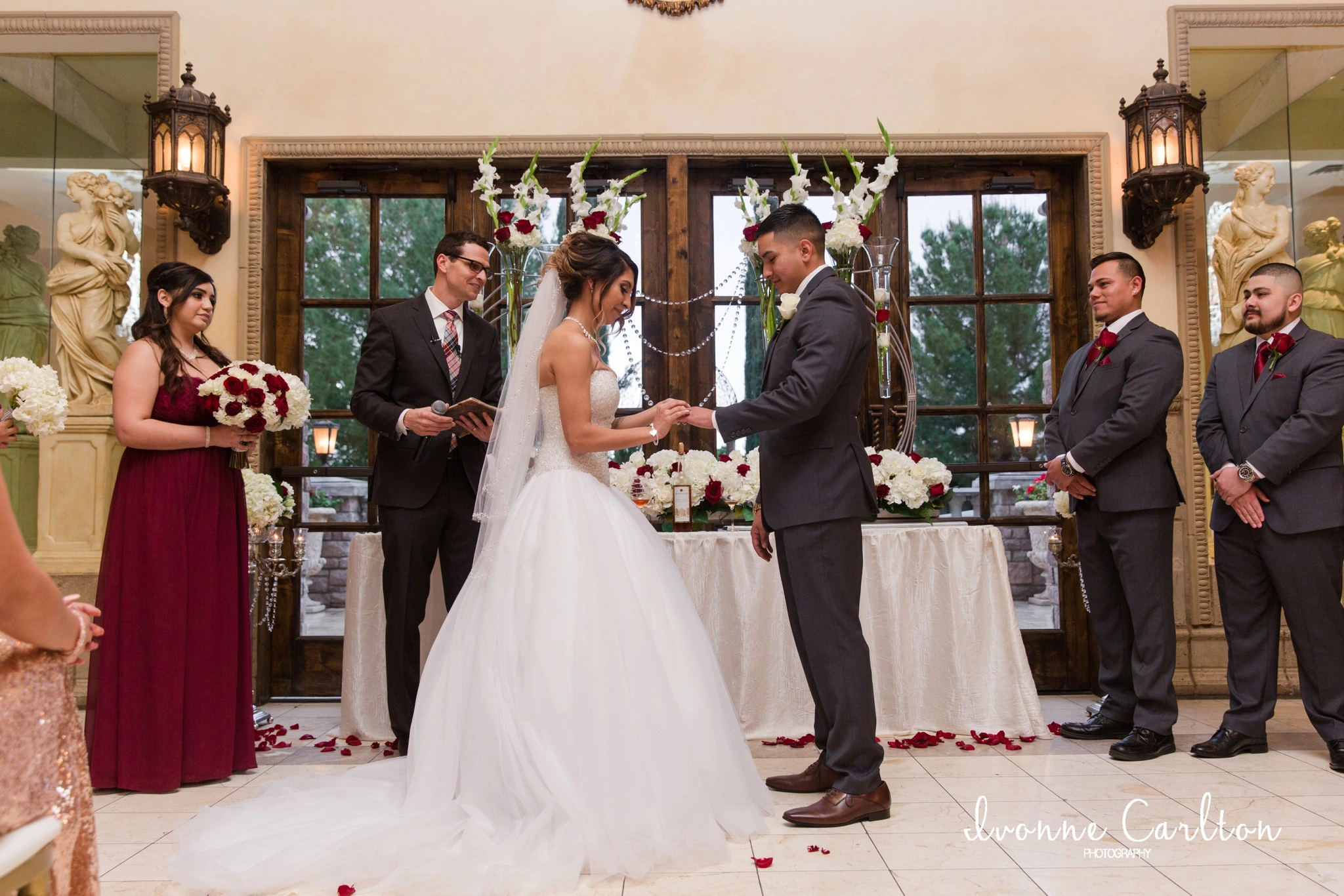 Matt Nathanson officiating Becca and Sam's wedding