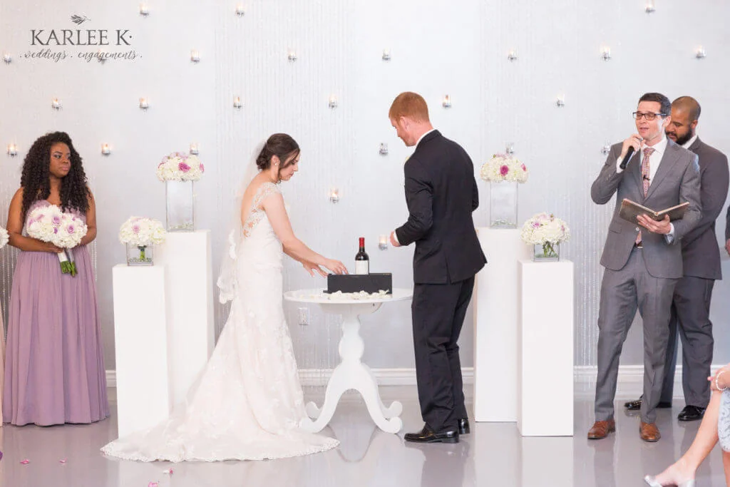 Matt Nathanson officiating a wedding ceremony